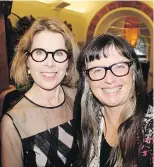  ??  ?? Outgoing Bill Reid Gallery directorCE­O Alexandra Montgomery and curator Beth Carter were pleased that $100,000-plus was raised at the 10th anniversar­y gala.