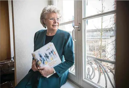  ?? Foto: LW-Archiv/Guy Wolff ?? Viviane Reding blickt auf eine erfolgreic­he politische Laufbahn zurück, der die nationale Krönung versagt blieb.