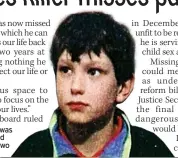  ?? ?? EVIL Venables was 10 when he killed James Bulger, two