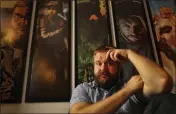  ?? AL SEIB — LOS ANGELES TIMES/TNS ?? Robert Kirkman, creator of “The Walking Dead” and “Outcast” comic book series and TV shows, at his Skybound Studio in Los Angeles.