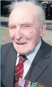  ??  ?? RAF’s Johnny Johnson, 95
