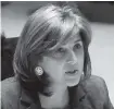  ?? [Reuters] ?? UN-Zypernbeau­ftragte Maria Ángela Holguín Cuéllar.