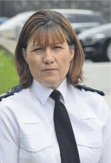  ?? ?? Chief constable Jo Farrell is the first woman to lead the force in Scotland