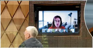  ?? JERICHO ROCK-ARCHER/STUFF ?? Memory expert Professor Harlene Hayne, giving evidence to the Supreme Court by video link from Perth in 2021, had worked for years with Otago University’s Innocence Project on analysing the interviews that resulted in Peter Ellis’ conviction.