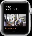  ??  ?? HomeKit is the quiet revolution taking place inside the living room and Apple Watch works as a powerful remote control for many devices that are part of it. Early options include home lighting and media playback.