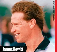  ??  ?? rojizo y la sonrisa, entre otros rasgos en común, han alimentado por años la historia de que Hewitt es el verdadero padre del príncipe, y no Carlos, quien adora a su segundo heredero. James Hewitt