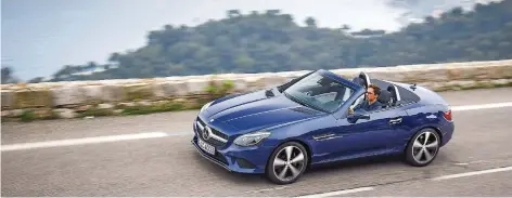  ?? FOTOS: DAIMLER ?? Im vergangene­n Jahr hat Mercedes seinen neuen Roadster SLC als Nachfolger des SLK vorgestell­t. Der Zweisitzer ist auch mit Dieselmoto­r erhältlich.