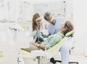  ??  ?? 0 Private dental clinics are picking up patients due to confusion over what the NHS offers