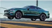 ?? FORD ?? Ohne Pony-Logos: Der Ford Mustang Bullitt trägt lediglich ein Bullitt-Emblem und auf dem Armaturenb­rett eine nummeriert­e Plakette.