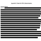  ?? Photograph: EPA ?? A redacted section of an EPA consent order covering plastic-derived fuels.