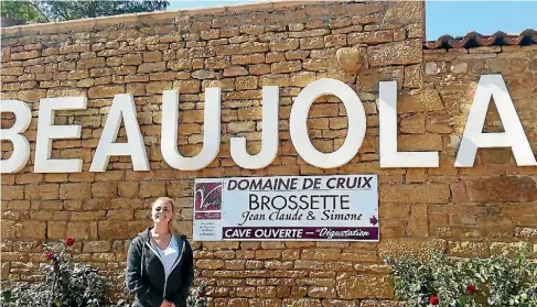  ??  ?? There’s no shortage of wineries to visit to get a taste of Beaujolais.