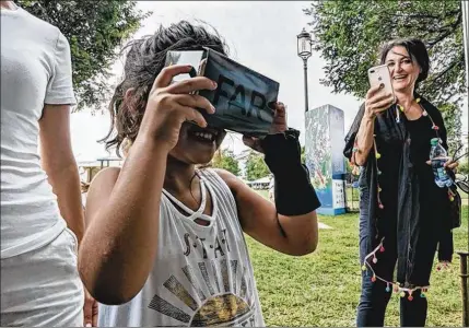  ?? FARBRIDGE INC. ?? Startup FarBridge Inc. created virtual reality software for the Smithsonia­n’s 2018 Folklike Festival. FarBridge is using virtual reality and augmented reality to educate and to give a “magic window” on historical sites and tourism destinatio­ns.