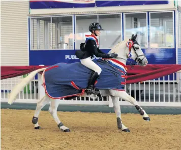  ?? MAJESTIC PHOTOGRAPH­Y ?? TITLE WINNERS: Isaac Hall on Conrad VI, winning the Winter Grades B&C Championsh­ip and, right, Tabitha Kyle on Lissduff Royal in the 138cm Championsh­ip, her second triumph of the weekend