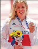  ??  ?? INSPIRATIO­NAL: British silver medal athlete Keely Hodgkinson