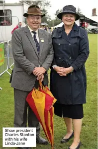  ??  ?? Show president Charles Stanton with his wife Linda-jane