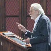  ?? (Pic: Clare Keogh) ?? Oscar-winning producer Lord Puttnam who met several Cork Transition Year students this week at the new film careers programme developed for TY students by Lord Puttnam, when film industry experts gathered at UCC to meet students and their teachers.