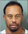  ?? PALM BEACH COUNTY SHERIUFF’S OFFICE VIA AP ?? The mugshot of golfer Tiger Woods arrested for DUI early Monday morning in Florida. Woods said it was an “unexpected reaction” to prescripti­on medicine, not alcohol that led to the arrest.