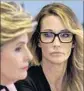  ?? M. Baker For The Times ?? JESSICA DRAKE, right, with attorney Gloria Allred, says Trump offered her $10,000 for sex, a claim his campaign called “ridiculous.”