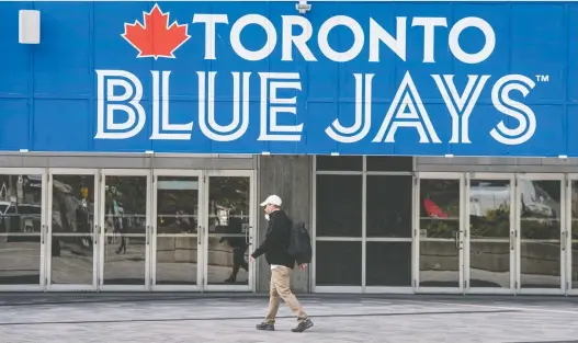  ?? PETER J THOMPSON ?? With so many questions around Major League Baseball and COVID-19, it’s not clear who the point person is for Blue Jays ownership, Steve Simmons says.