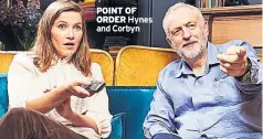  ??  ?? POINT OF ORDER Hynes and Corbyn