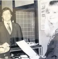  ??  ?? tasty food on offer at the Foghorn Bar Southport on October 9, 1981