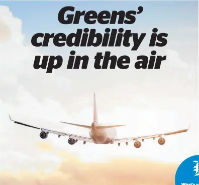  ?? Photo / 123RF ?? The Greens have clocked up more air miles than might be considered appropriat­e.