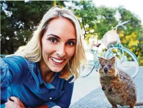  ??  ?? Get a snap with the furry and adorable Quokkas of Rottnest Island.