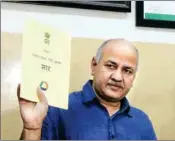  ?? PIC/NAVEEN SHARMA ?? Education Minister Manish Sisodia addresses the media on ‘National Education Policy’ at his residence on Saturday