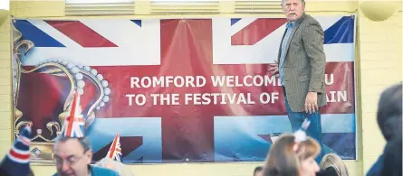  ?? Picture: RORY MULVEY / CHANNEL 4 ?? A scene set in Romford, Essex, from the Channel 4 spoof that imagines a surprise Ukip victory at the general election