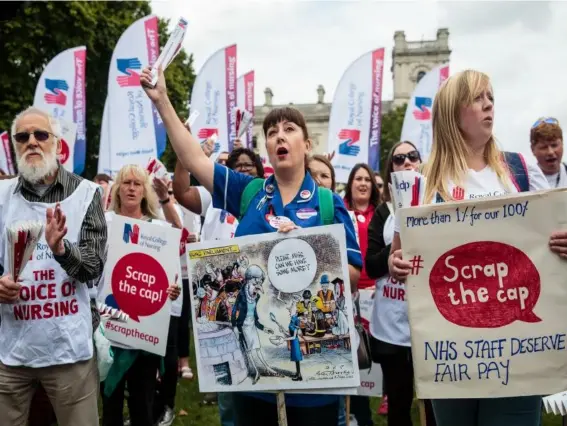 ??  ?? The agreement between the Government and trade unions marks the end of eight years of austerity, pay restraint and strikes (Getty)