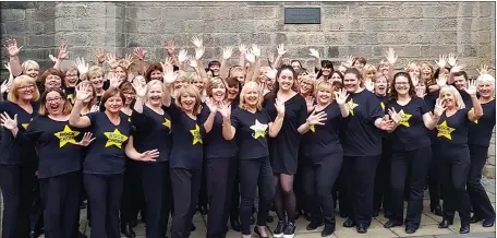  ??  ?? Kirkintill­och is one of more than 30 individual Rock Choirs across Scotland and, across the UK, the movement now has more than 30,000 members