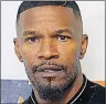  ??  ?? GO-AHEAD: Jamie Foxx