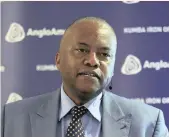  ?? African News Agency (ANA) ?? KUMBA Iron Ore chief executive Themba Mkhwanazi’s pay package last year included R8.54 million in total guaranteed pay and a
R5.3m shortterm incentive cash bonus. | SIMPHIWE MBOKAZI