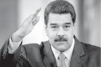  ?? EFE ?? de Venezuela Nicolás Maduro.