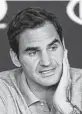  ?? Dita Alangkara / AP ?? Roger Federer gave a dismal assessment of his ability to compete in major events in 2022.