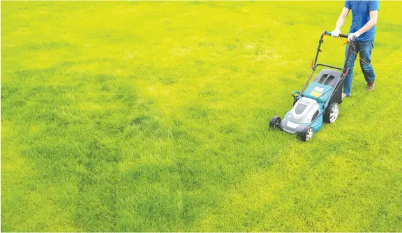  ?? GETTY IMAGES/ISTOCKPHOT­O ?? Electric lawn mowers are much quieter than their gas counterpar­ts and are better for the environmen­t.