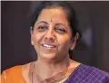  ??  ?? No change in fiscal deficit target for now, says FM Nirmala Sitharaman