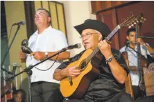 ?? Denis Guerra / Broad Street Pictures ?? Guitarist Eliades Ochoa is among the Cuban musicians featured in the documentar­y “Buena Vista Social Club: Adios.”