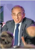  ?? ARCHIVO ?? Éric Zemmour.