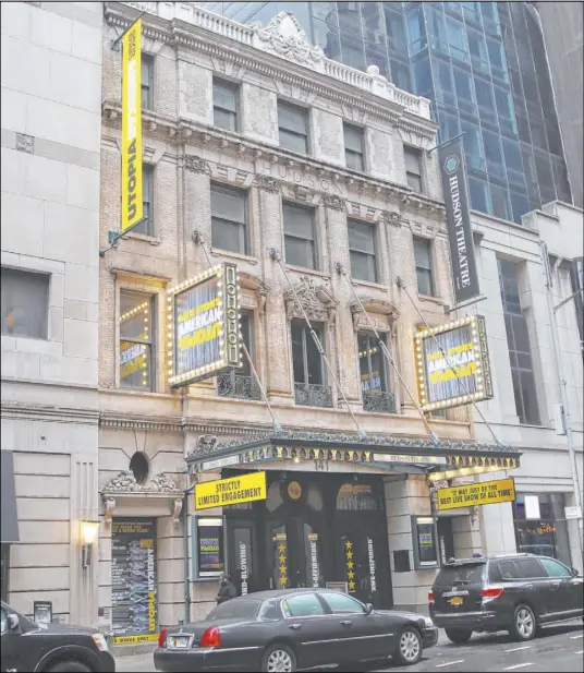  ?? Mark Kennedy The Associated Press ?? A newly launched tour of the Hudson Theatre offers a rare chance to wander around inside Broadway’s oldest theater.