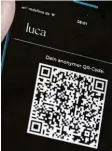  ?? Foto: dpa ?? Die Luca‰App soll die Zettelwirt­schaft zur Kontaktver­folgung ersetzen.