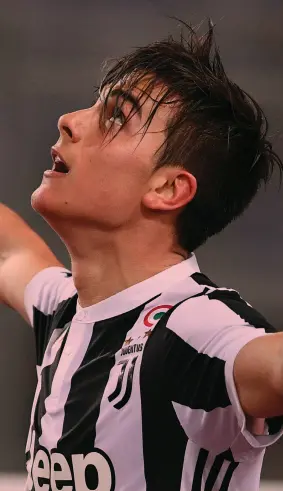  ?? LAPRESSE ?? Paulo Dybala, 24 anni, è alla Juve dal 2015: fra serie A e Coppa Italia ha segnato 5 gol al Milan (2 col Palermo)