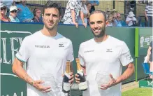  ??  ?? La dupla viene de ganar el ATP 250 de Eastbourne (Reino Unido).