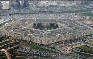  ?? The Associated Press ?? PENTAGON: This March 27, 2008, file photo shows the Pentagon in Washington.