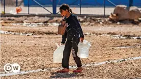  ??  ?? Around 1 million people are suffering from water outages in the Al-Hasakah region