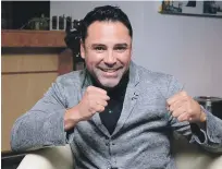  ??  ?? Oscar de la Hoya es uno de los principale­s promotores del boxeo.