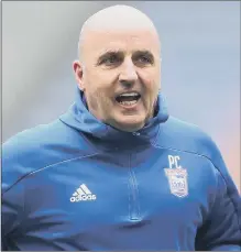  ?? Picture: Lewis Storey/Getty Images ?? FAR FROM IDEAL Ipswich boss Paul Cook