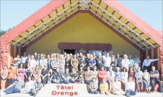  ?? PICTURE / SUPPLIED ?? The gathering at Waipiro Bay for last year’s inaugural Ta¯ tai Oranga.