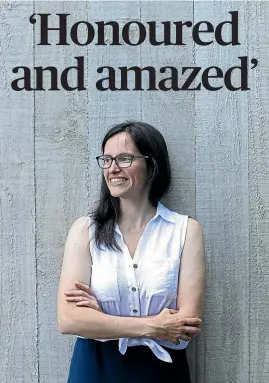  ?? JASON DORDAY/STUFF ?? Short story competitio­n winner Jill Varani based her entry around themes ranging from romance to real estate.