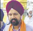  ??  ?? Britishsik­h MP Tanmanjeet Singh Dhesi